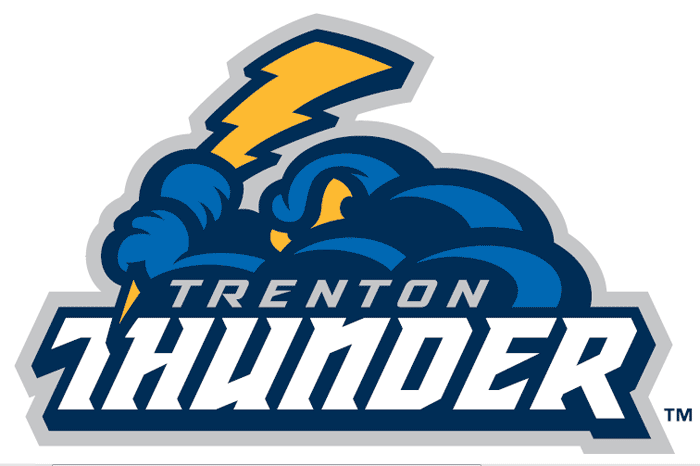 Trenton Thunder 2008-pres primary logo iron on transfers for T-shirts